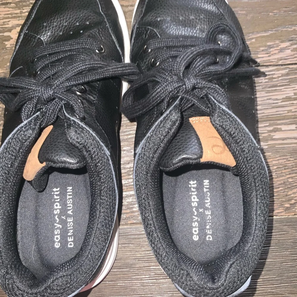 Easy Spirit + Denise Austin Black Pickleball Court Athletic Shoes Size 8